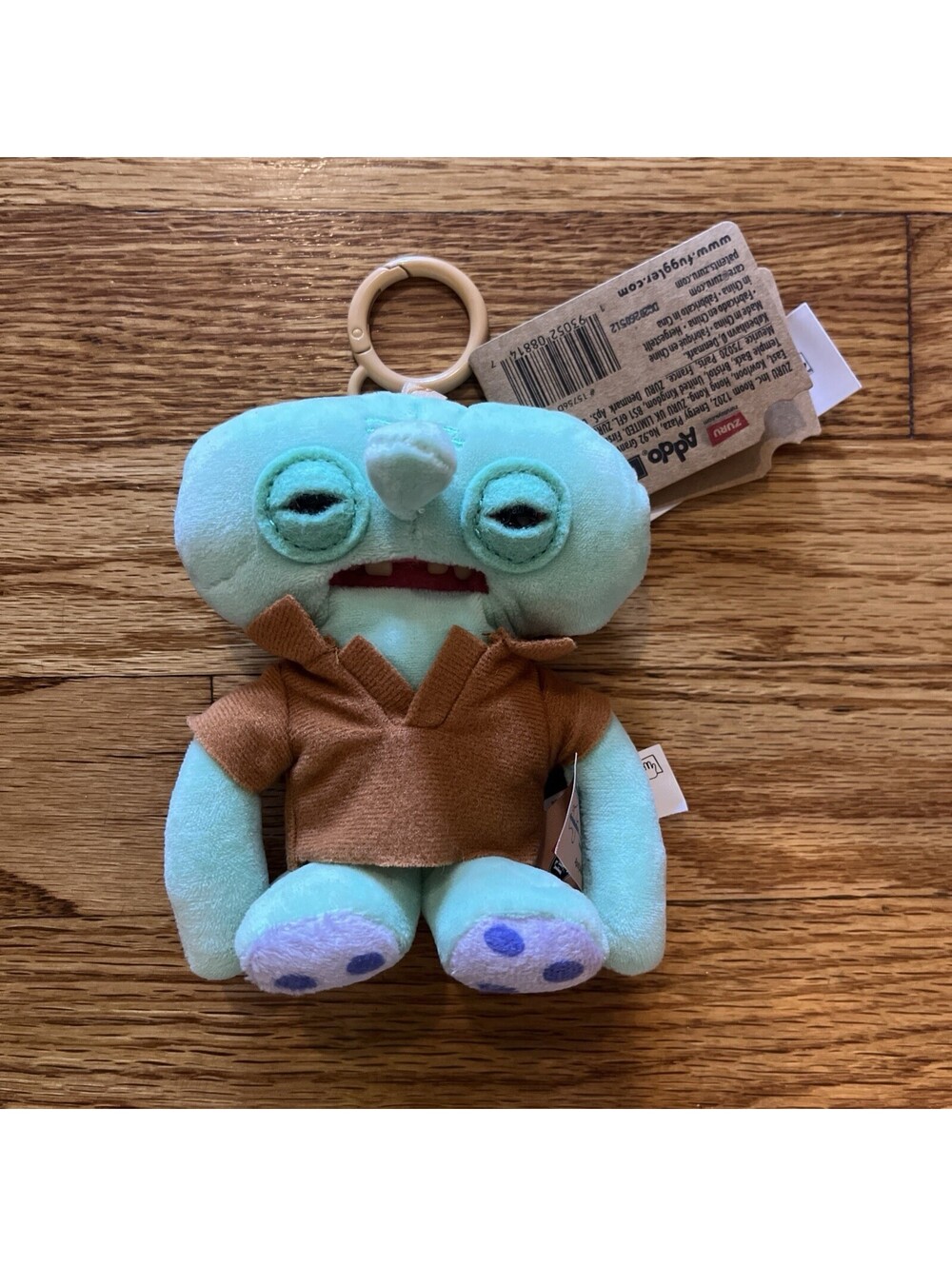 *NEW* Zuru Fuggler Spongebob SquarePants Squidward Keyring Plush 5” NWT
